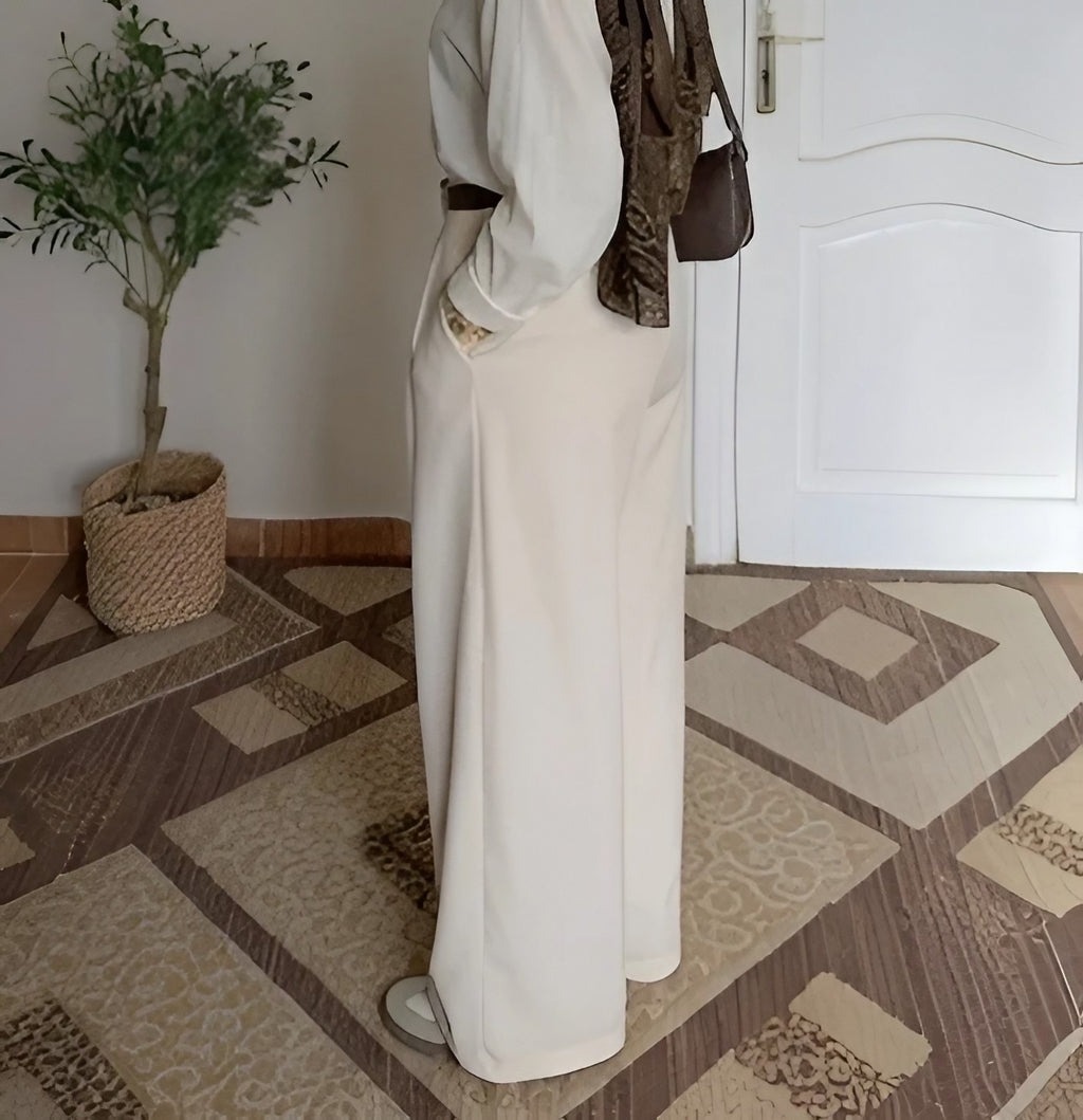 Maxi Dart Pants Bege