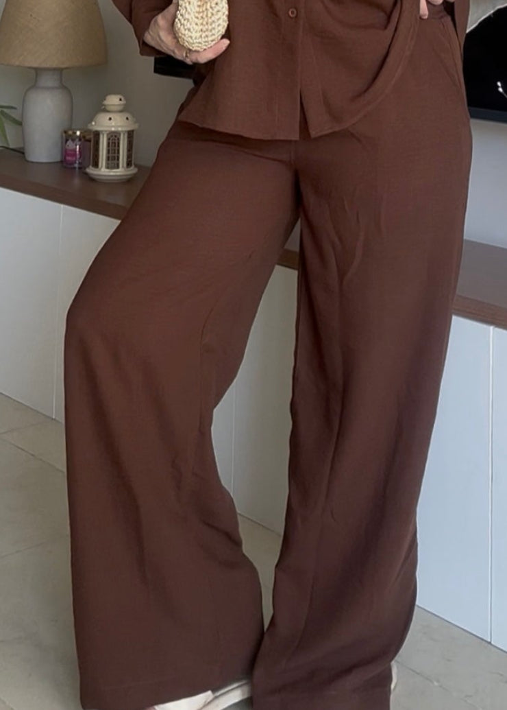Linen Set Brown