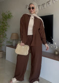 Linen Set Brown