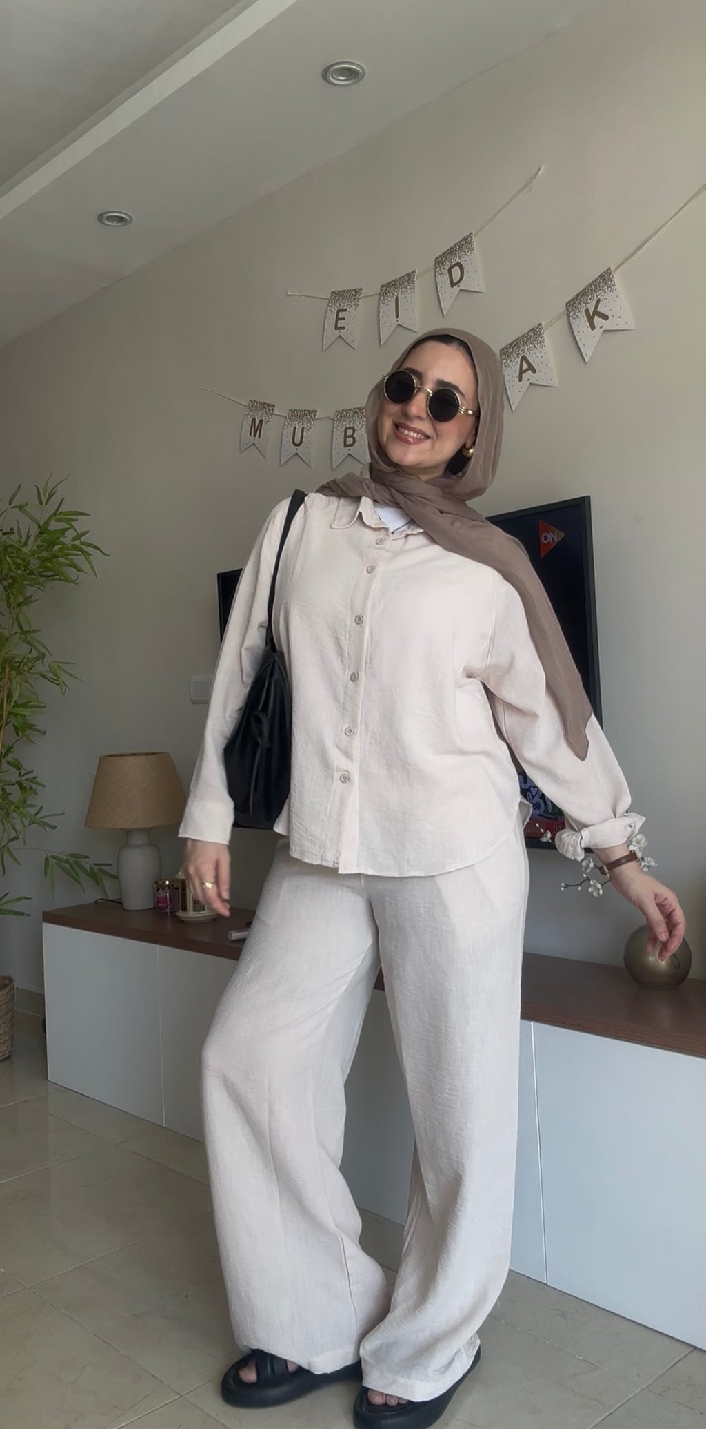 Linen Set Beige