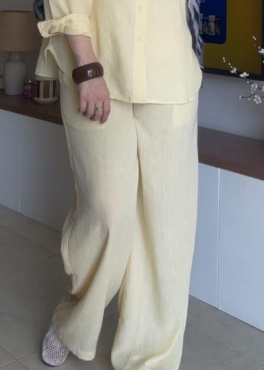 Linen Set Yellow