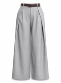 Maxi Dart Pants Light Gray