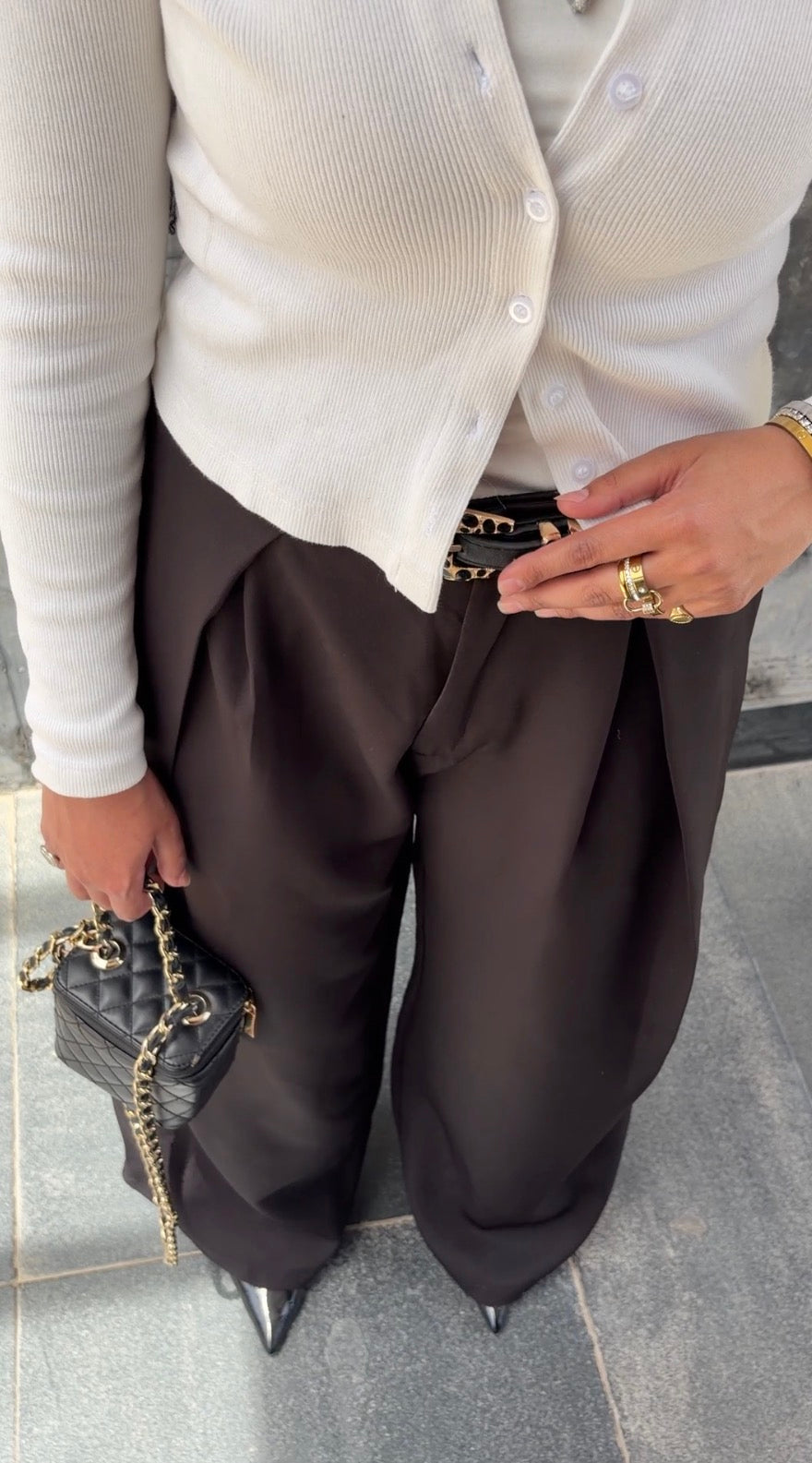 Maxi Dart Pants Black